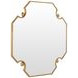 Monet Antique Brass Octagonal Large Accent Mirror