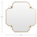 Monet Antique Brass Octagonal Large Accent Mirror
