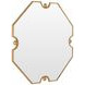 Monet Antique Brass Octagonal Small Accent Mirror