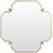 Monet Antique Brass Octagonal Small Accent Mirror