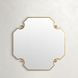 Monet Antique Brass Octagonal Small Accent Mirror