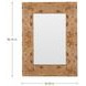 Saul Natural Rectangular Dresser Mirror