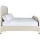 Alexandra Cerused White King Panel Bed