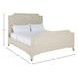 Alexandra Cerused White King Panel Bed