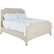 Alexandra Cerused White Queen Panel Bed