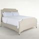 Alexandra Cerused White Queen Panel Bed