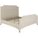 Alexandra Cerused White Queen Panel Bed