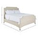 Alexandra Cerused White Queen Panel Bed