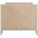 Camille Cerused White and Beige Queen Panel Bed