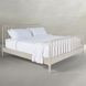 Jennifer Sesame White Queen Panel Bed