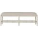 Jennifer White Upholstered 58" Bed Bench