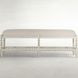 Jennifer White Upholstered 58" Bed Bench