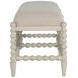 Jennifer White Upholstered 58" Bed Bench