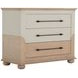 Crestline Cerused Natural and White 3 Drawer Chest