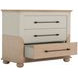 Crestline Cerused Natural and White 3 Drawer Chest