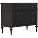 Andrea Dark Stained Oak Panel Bedroom Set