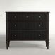 Andrea Dark Stained Oak 3 Drawer Chest