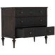 Andrea Dark Stained Oak Panel Bedroom Set