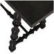 Kirkwood Cerused Forest Black Rectangular Console Table
