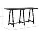 Kirkwood Cerused Forest Black Rectangular Console Table