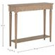 Peterson Bleached Natural Rectangular Small Console Table