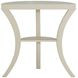 Linda Sesame White Demilune Console Table
