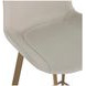 Hines White Upholstered Counter Height Stool