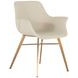 Channing White Upholstered Dining Chair