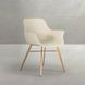 Channing White Upholstered Dining Chair