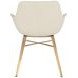 Channing White Upholstered Dining Chair