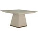 Ferris Cerused White 52" Square Dining Table