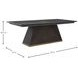 Ferris Forest Black 92" Rectangular Dining Table