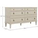 Archie Cerused White 6 Drawer Dresser