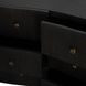 Princeton Cerused Forest Black 6 Drawer Dresser