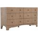Princeton Blonde Natural 6 Drawer Dresser