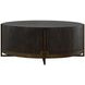 Clifton Cerused Forest Black Round Cocktail Table