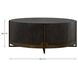 Clifton Cerused Forest Black Round Cocktail Table