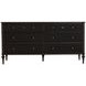 Andrea Dark Stained Oak Panel Bedroom Set