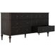 Andrea Dark Stained Oak Panel Bedroom Set