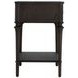 Andrea Dark Stained Oak 1 Drawer Nightstand