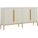 Robinson Sesame White and Stained Gold 4 Door Sideboard