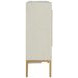 Robinson Sesame White and Stained Gold 4 Door Sideboard