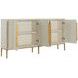 Robinson Sesame White and Stained Gold 4 Door Sideboard