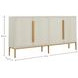 Robinson Sesame White and Stained Gold 4 Door Sideboard