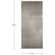 Tara Champagne Rectangular Wall Mirror