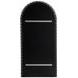 Belle Plaster Black Arched Wall Mirror