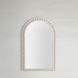 Belle Distressed White Arched Vanity Mirror