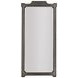 Chantel Aged Antique and Black Rectangular Wall Mirror