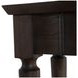 Peterson Dark Stained Oak Rectangular Small Console Table