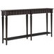 Peterson Dark Stained Oak Rectangular Long Console Table